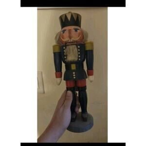 VERO ERZGEBIRGISCHER NUSSKNACKER AUS SEIFFEN Greman Nutcracker Vintage 14"